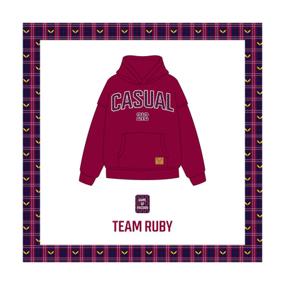 GAME OF PASSION HOODIE  - RUBY PURPLE
